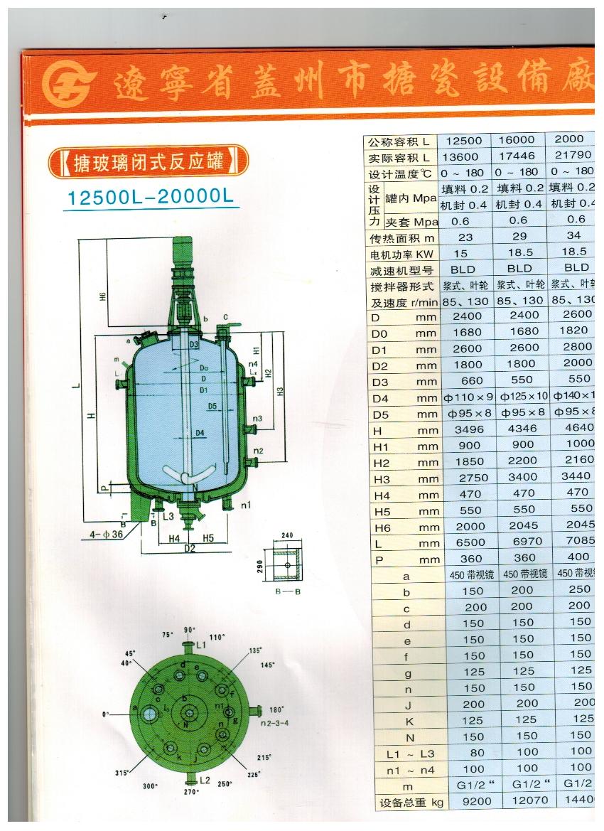 搪玻璃设备